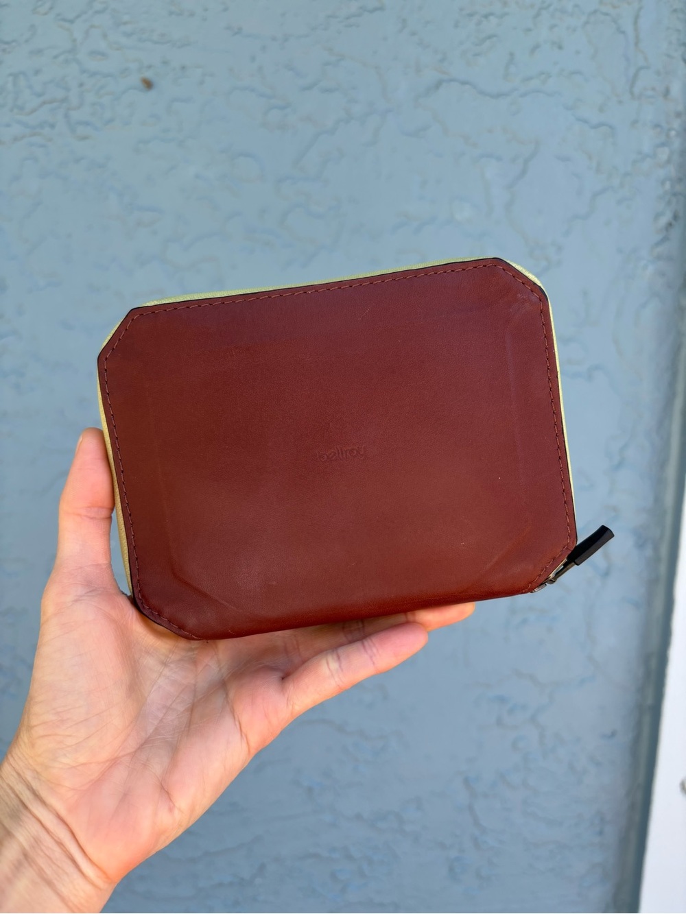 Bellroy Elements Travel Folio in Cognac